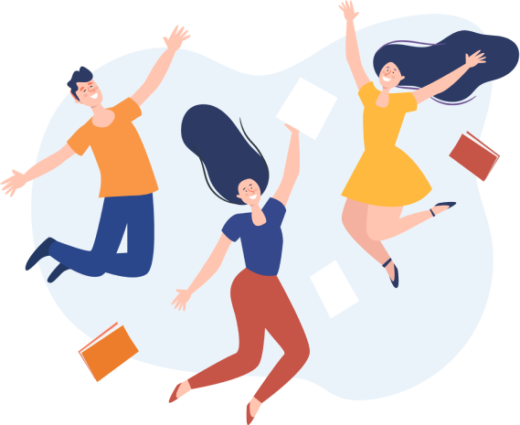 StudentsJumping